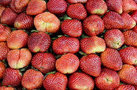 草莓, 红色, 大叻, 越南, 甜, 水果, 美丽的眼睛