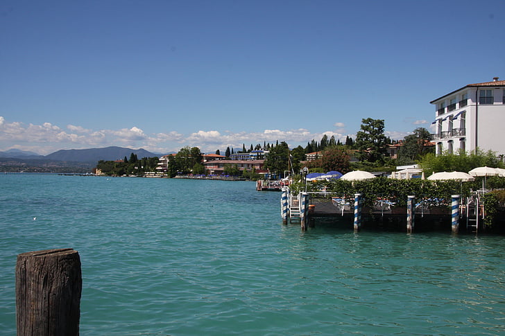 Garda, sjön, Italien, Lakeside