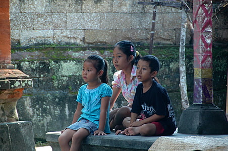 crianças, malaysi, criança, infância, ao ar livre, Aproveite, juntos
