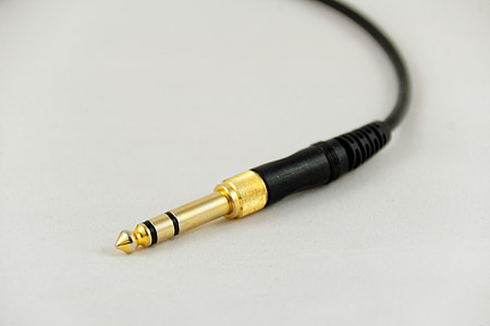 Jack, audio, kabel, muziek, geluid, Plug