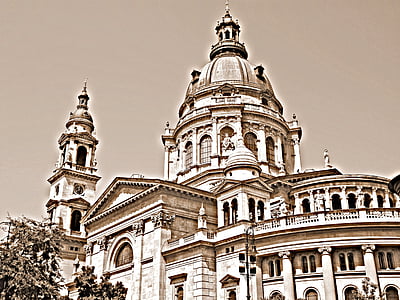 Budapest, Basílica, edifício, arquitetura, Igreja, Catedral, lugar famoso