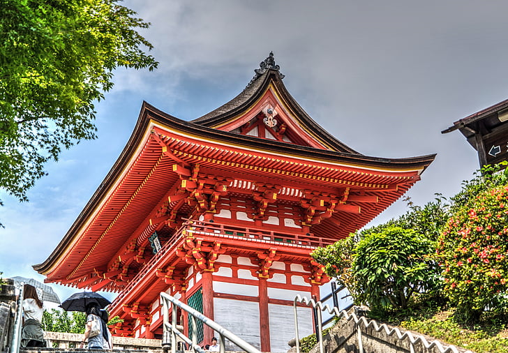 sensō-ji, Kyoto, Japan, Temple, japansk, vartegn, helligdom