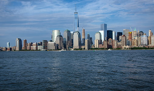 New york CIT, hafta sonu, mekân ne olursa olsun, New york city, gökdelen, şehir manzarası, Cityscape
