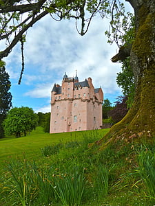 Stronghold, Castle, erőd, történelmi, Skócia, középkori, Landmark