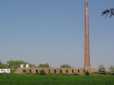 beuningen, ผลิตอิฐ, brickworks, ปล่องไฟ, โรงงาน, โรงงาน, เนเธอร์แลนด์