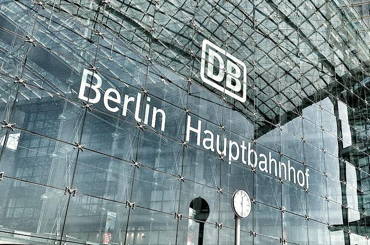 berlin, germany, central station, railway station, glass facade, travel, capital