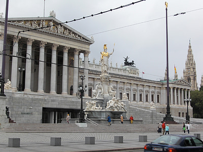Parlamentet, Wien, Österrike, arkitektur, byggnad
