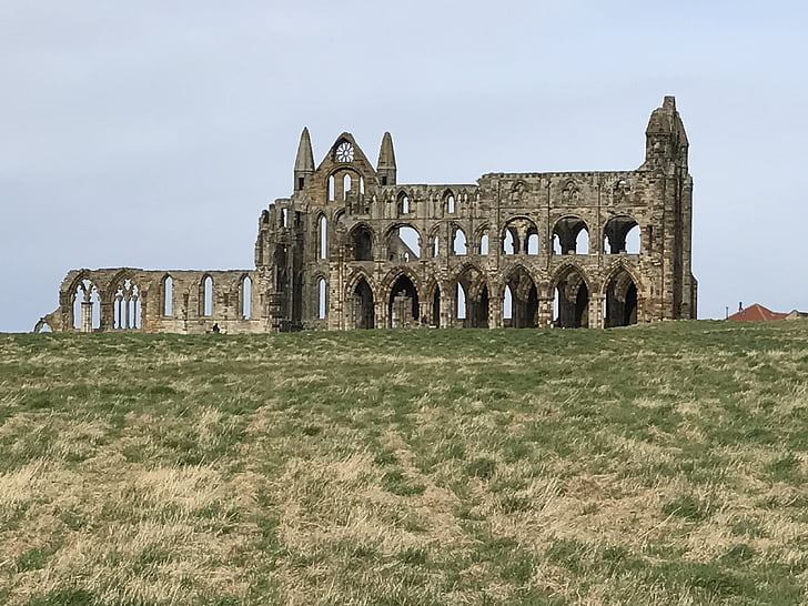 whitby abbey, abbey, whitby, yorkshire