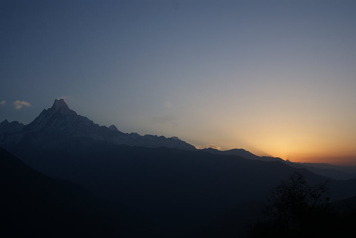 Ιμαλάια, Νεπάλ, βουνό, βουνά, πυραμίδα της κορυφής