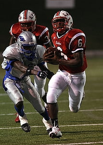football, running back, ball carrier, sport, action, competition, game