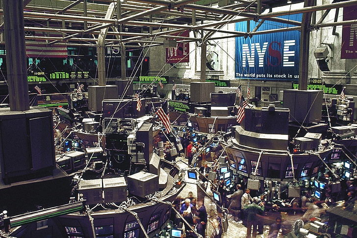 börsil, börsisaal, New york, Manhattan, äri, rahandus, turu