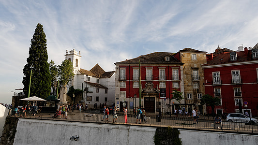 Lisabonská, Portugalsko, staré mesto, cestné, Ulica