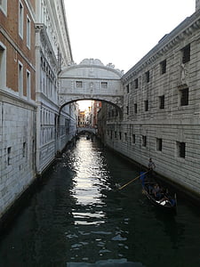 Venedig, Brücken, Urlaub, Italien, Romantik, Wasser
