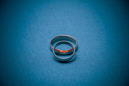 bruiloft, betrokkenheid, ringen, geluk, bruid, de bruidegom, liefde
