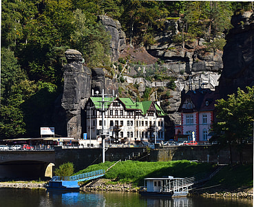 elbsansteingebirge, 岩石, 易北河, 桁架, 首页, 景观, 波希米亚瑞士