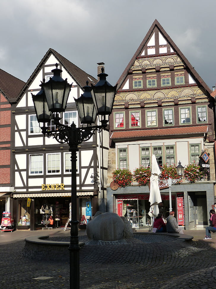 Rinteln, Altstadt, Nord Rhein Westfalen, historisch, Truss, Gebäude, Fachwerkhaus