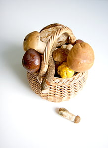 грибы, Натюрморт, питание, приготовление пищи
