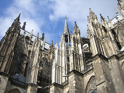 Köln, dom, fasada, katedrala, mejnik, zanimivi kraji, spomenik