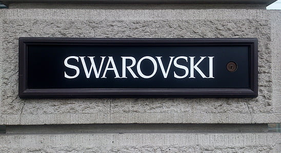 Swarovski, Zurich, Zwitserland, teken, Business, gebouw, logo