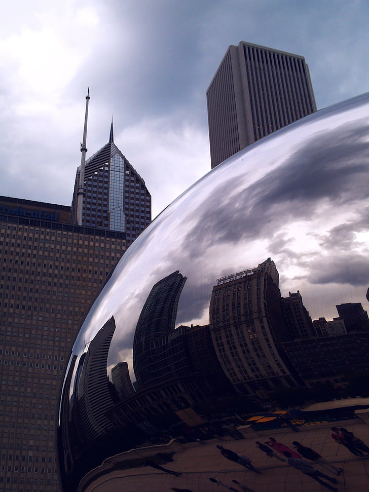 bean, Chicago, turistattraksjon, kunst, refleksjoner