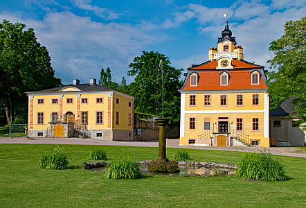 lâu đài, Belvedere, Weimar, bang Thüringen Đức, Đức, xây dựng cũ, địa điểm tham quan