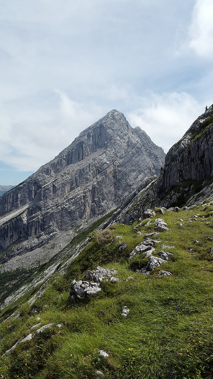 Kleiner Watzmannin, huippukokous, watzmannfrau, watzfrau, Alpine, Rock, Berchtesgadener Landin