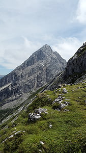 Kleiner watzmann, puncak, watzmannfrau, watzfrau, Alpine, batu, Berchtesgadener land