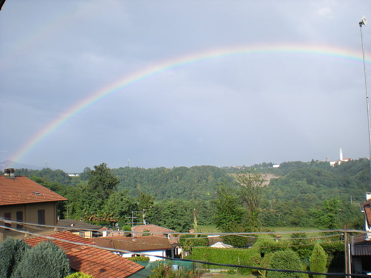 Rainbow, taivas, Luonto, värit