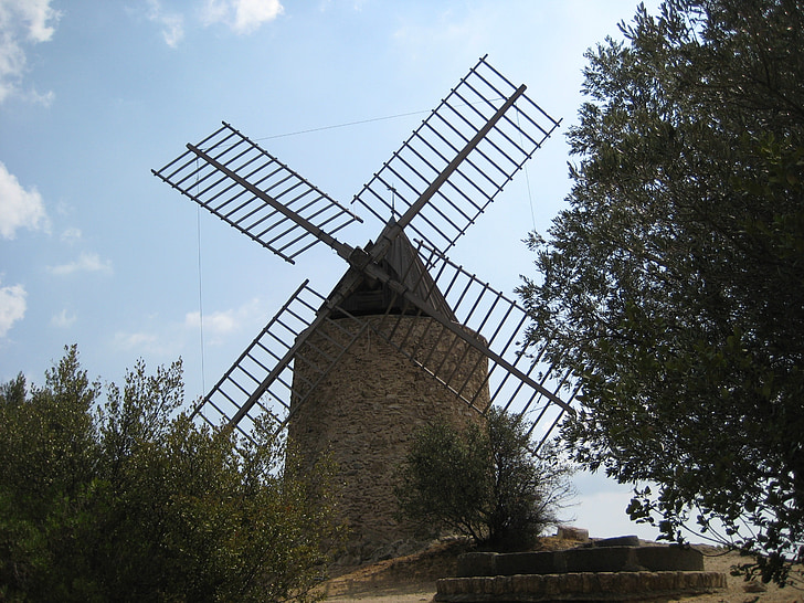 Windmill, vapen, makt, vind, energi, Mill, naturen