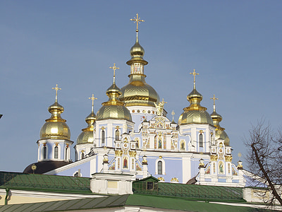 Kyjev, Ukrajina, kostol, pravoslávna, ukrajinčina, historické, náboženstvo