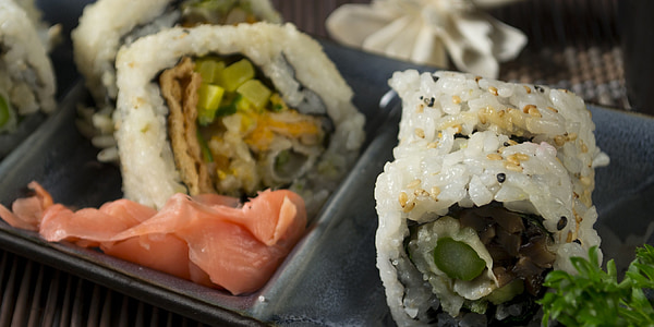 Sushi, mad, japansk, måltid, Japan, ris, asiatiske