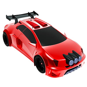 cotxe, 3D, representació, vehicle, l'automòbil, auto, transport