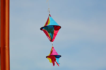 windspiel, spalvinga, savo ruožtu, vėjo, spalva, erdvus, Farbenspiel