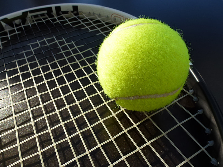 tennis, tennisbold, tennisketcher, Sport, spille tennis, bold, fritid