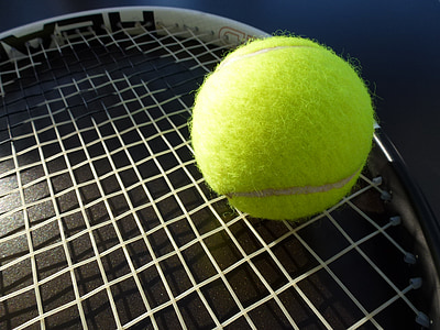 tennis, tennisball, tennisracket, sport, spille tennis, ballen, fritid