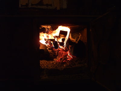 rural fireplace, fireplace, fire, burn, fire - Natural Phenomenon, heat - Temperature, flame