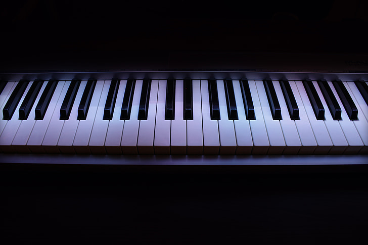 piano, MIDI, musik, musikaliska, instrumentet, tangentbord, synthesizer