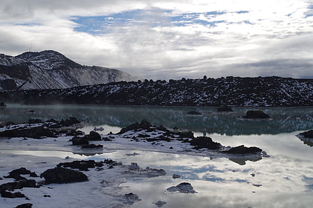 Islandia, Błękitna Laguna, dalekie baseny, niebieski, Islandzki, Jezioro