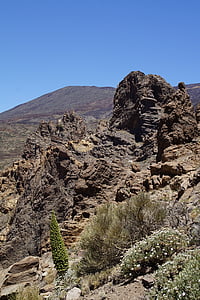 Teidės nacionalinis parkas, nacionalinis parkas, Rokas, uolienose, Tenerifė, Kanarų salos, Teide