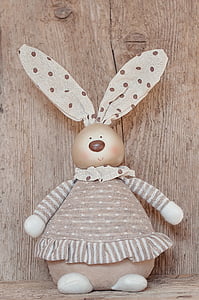 deco, hare, easter bunny, decoration, nature sounds, beige, sweet