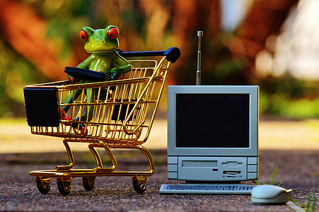 在线购物, 购物车, 购物, 采购, 糖果, 小车, 购物清单
