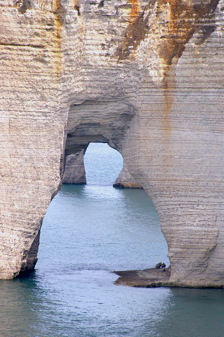 rock, water, gorge, hollow, more, cliff, sea