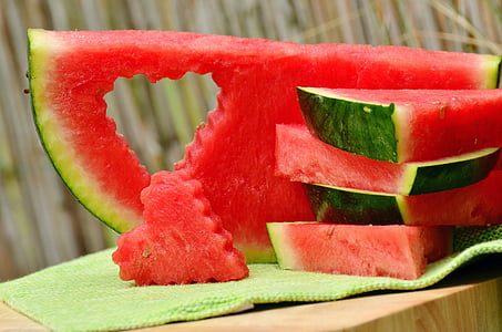 melon, watermelon, fruit, red, pulp, juicy, refreshment