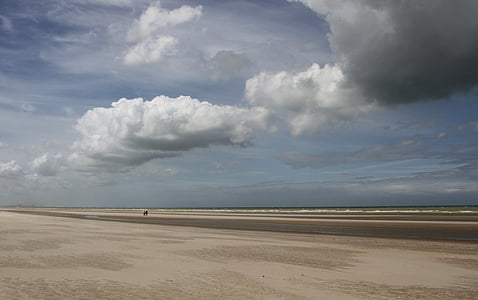 beach, sea, sandy beach, sand, cloud - sky, sky, nature