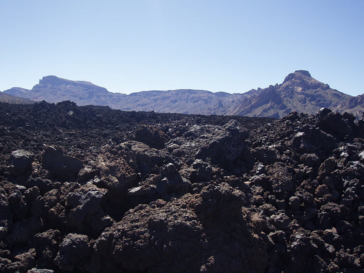 Teide, скали, вулканичен камък, вулкан, пейзаж, планински пейзаж, планински