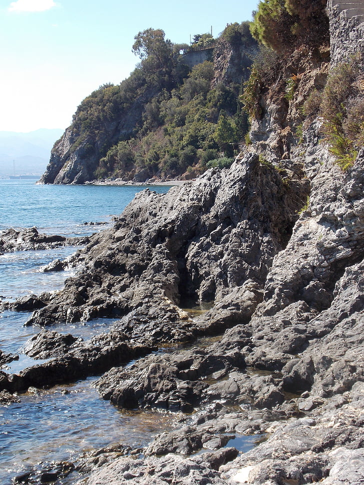sicily, costa, rocks, sea, nature, coastline, beach