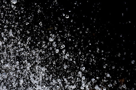water splashes, drop of water, inject, wet, water, backgrounds, abstract