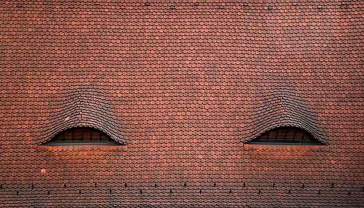 auf dem Dach, minimale, Auge, Nach oben, Ziegel, Muster, Hintergründe