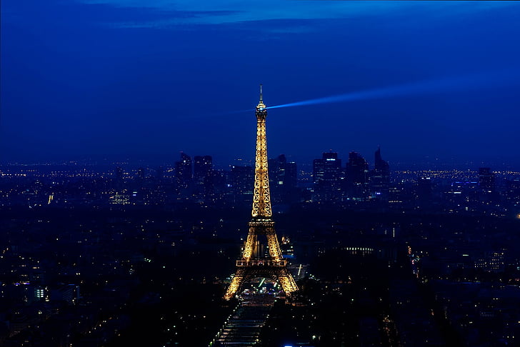 Ейфелева вежа, Париж, Пам'ятник, символ, Структура, міський пейзаж, Орієнтир