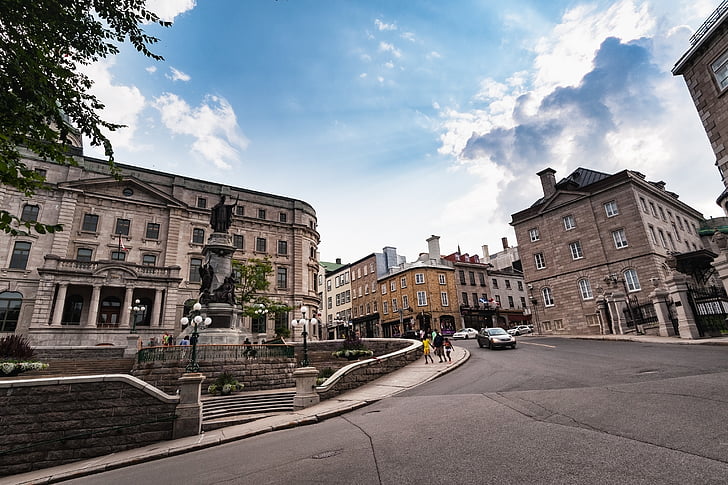 staro mestno jedro, Québec, Kanada, Amerika, arhitektura, stavbe, zgodovinsko